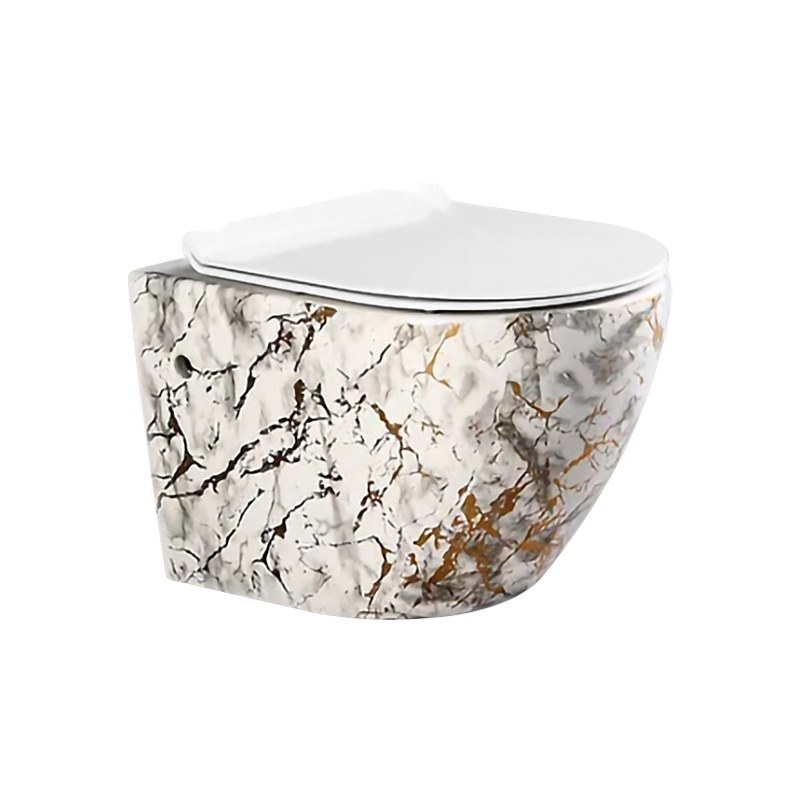 LT-401WA-DP-CT8 patterned wall-hung-toilets