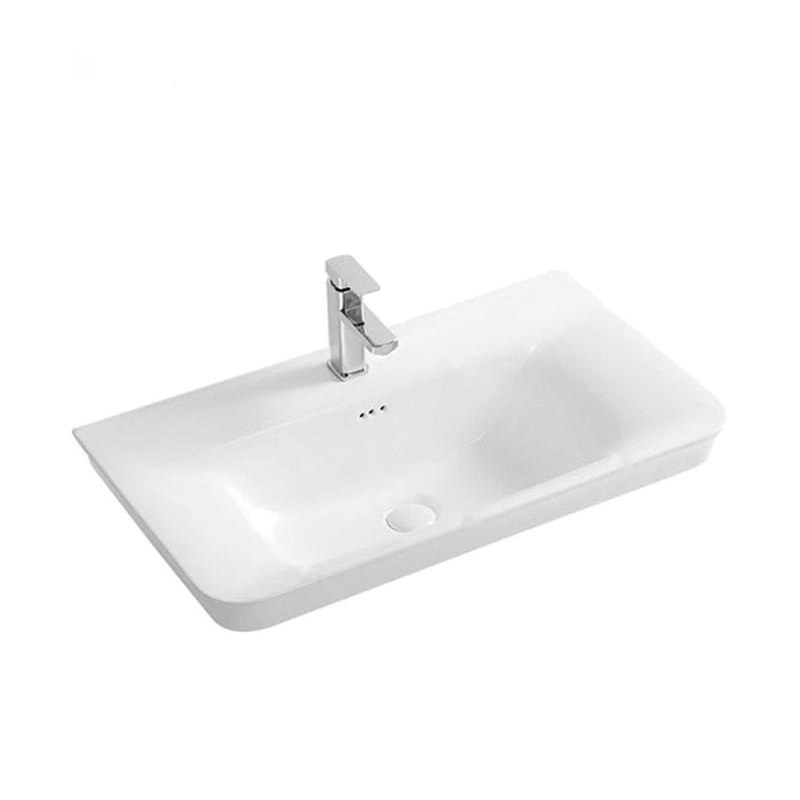 LT-715 white countertop-basins