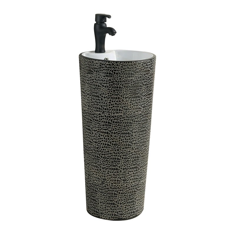 LT-321-HE-CT-4 black pedestal-basins