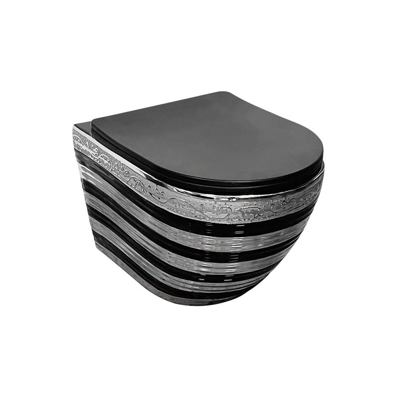 LT-WHT4002-GI-BLSG4 black wall-hung-toilets