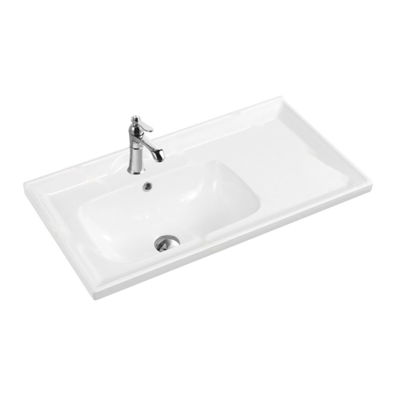 LT-744DL white countertop-basins