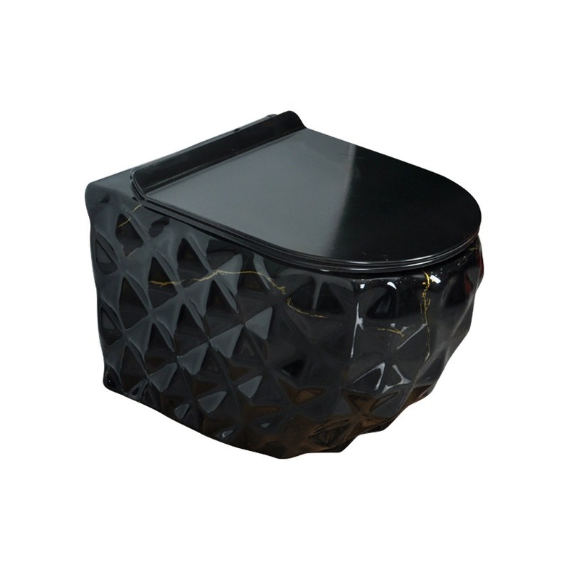 LT-WHT4020-DP-CT3 black wall-hung-toilets