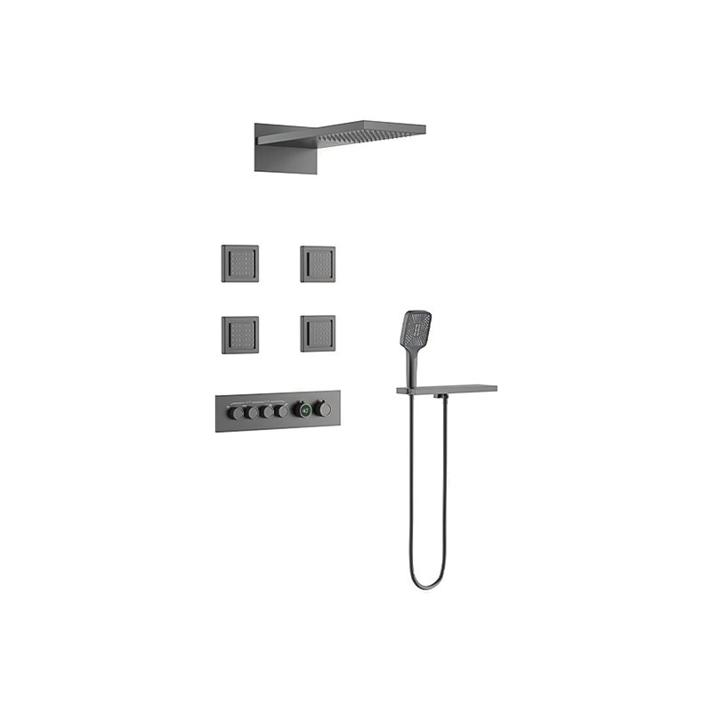 LT-10029-BRA-AZLYHS shower set, shower system, complete shower kit