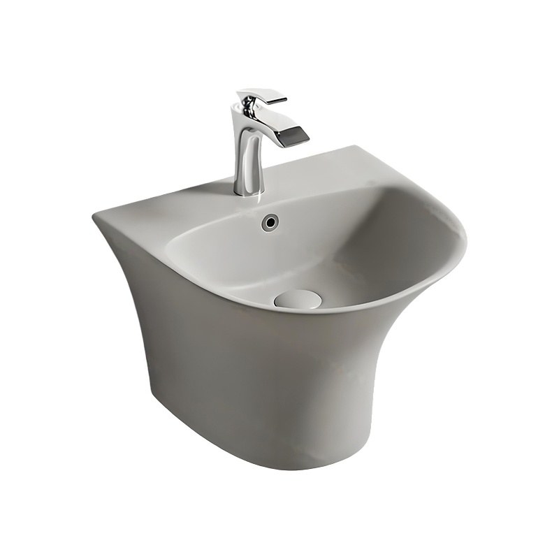 LT-519-M-LG grey wall-hung-basins