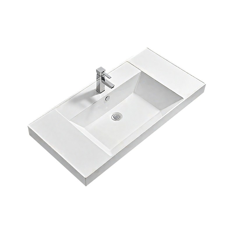 LT-7103 white countertop-basins