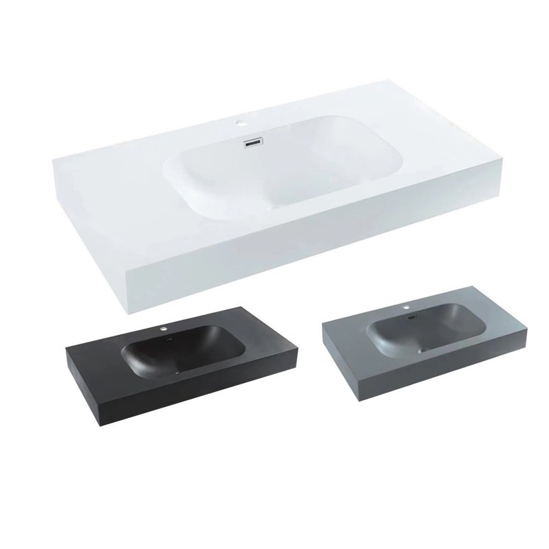LT-780 white countertop-basins