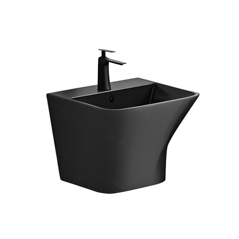 LT-5231-M-BL black wall-hung-basins