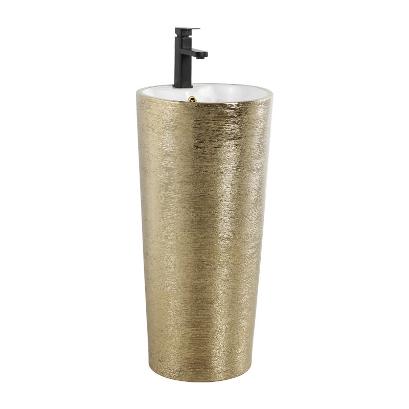 LT-321-BS-GDW gold pedestal-basins