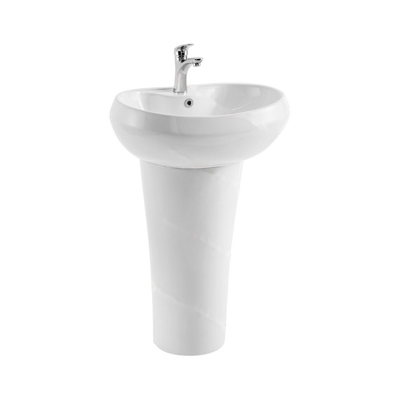 LT-370P white pedestal-basins