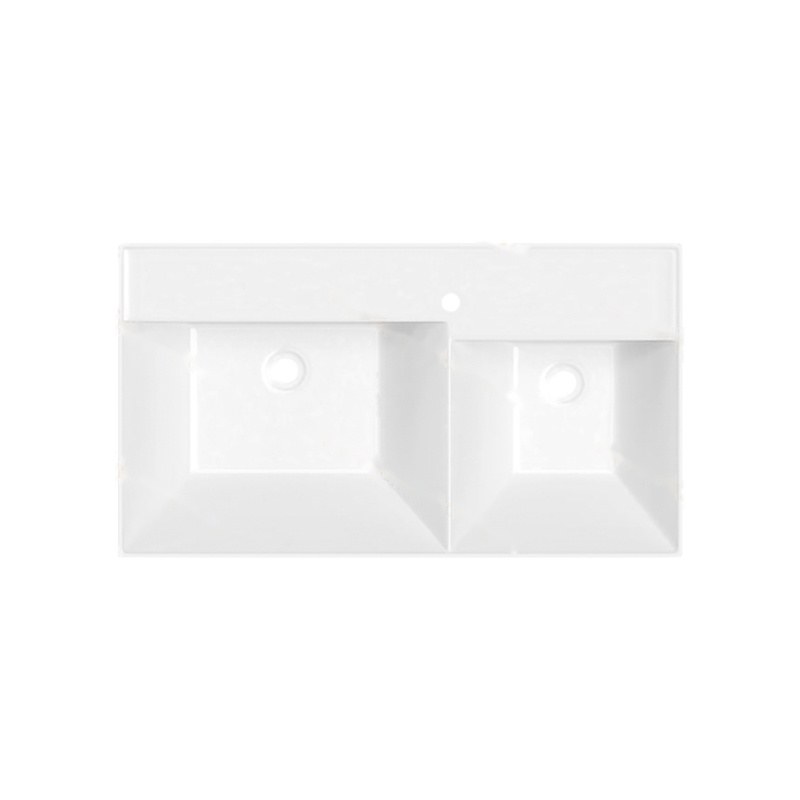 LT-761D white countertop-basins